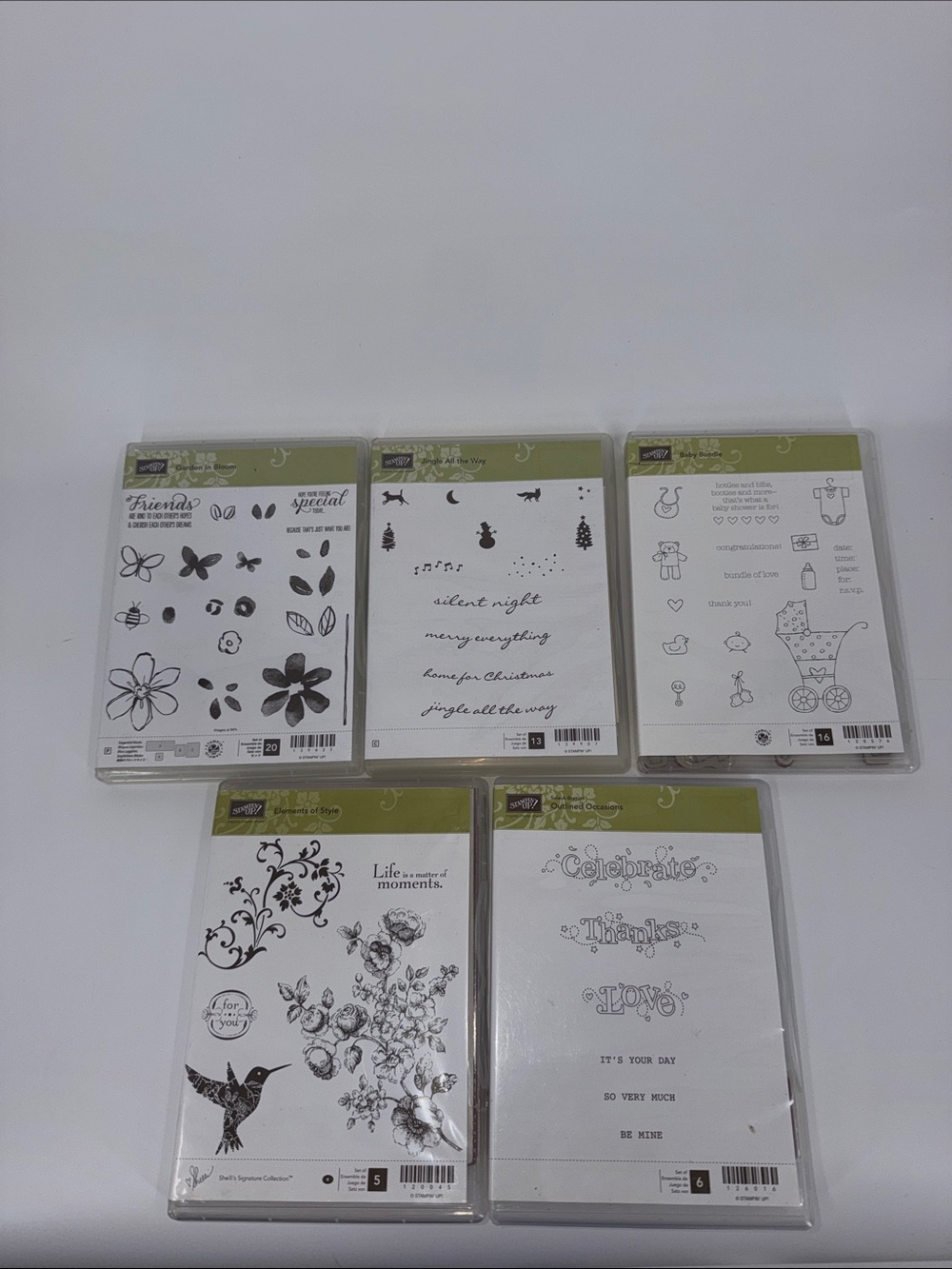 Stampin Up! 5 cases